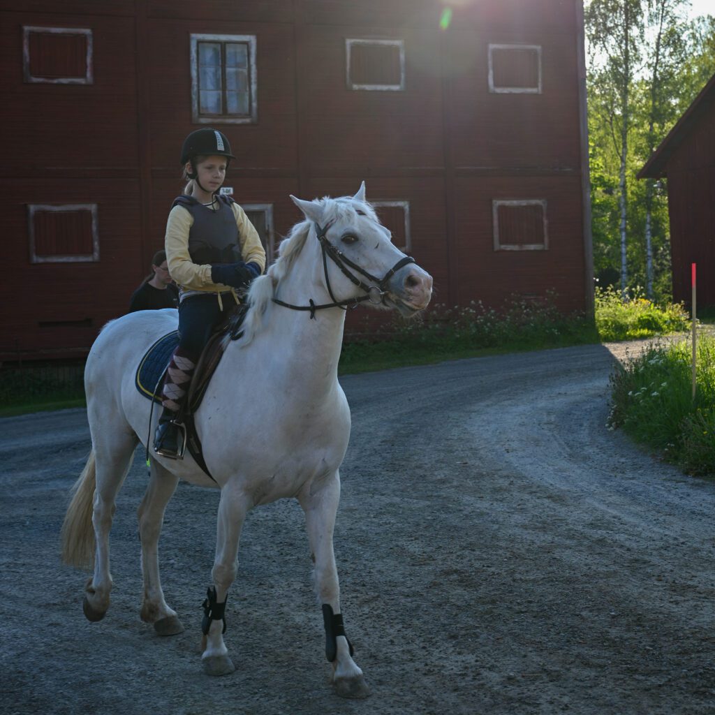 Lady på uteritt